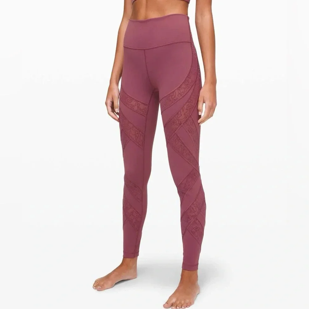 Lululemon Wunder Under High-Rise Tight Flocked 28